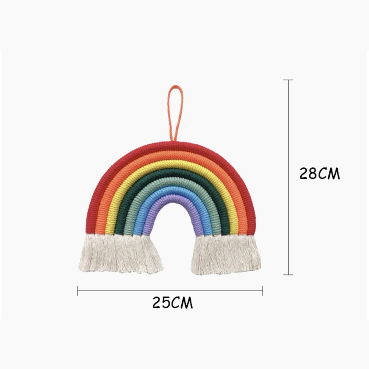Colgante Para Pared Arcoiris Decoracion Infantil En Algodon - Imagen 22
