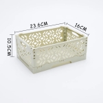 Caja Organizadora Plegable Apilable Baño Dormitorio - Imagen 2