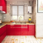 Papel Adhesivo Empapelar Muebles Novedad Rojo Iluminaras - Imagen 3