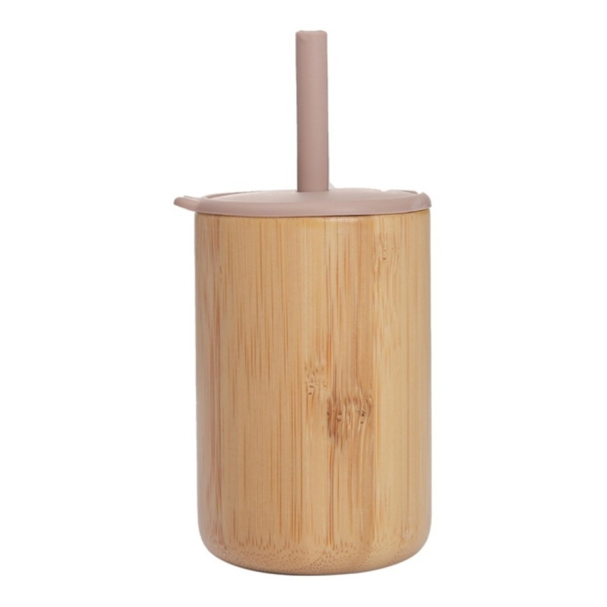 Vaso Con Sorbito 150ml Antiderrame Bamboo P/bebés Niños - Imagen 8