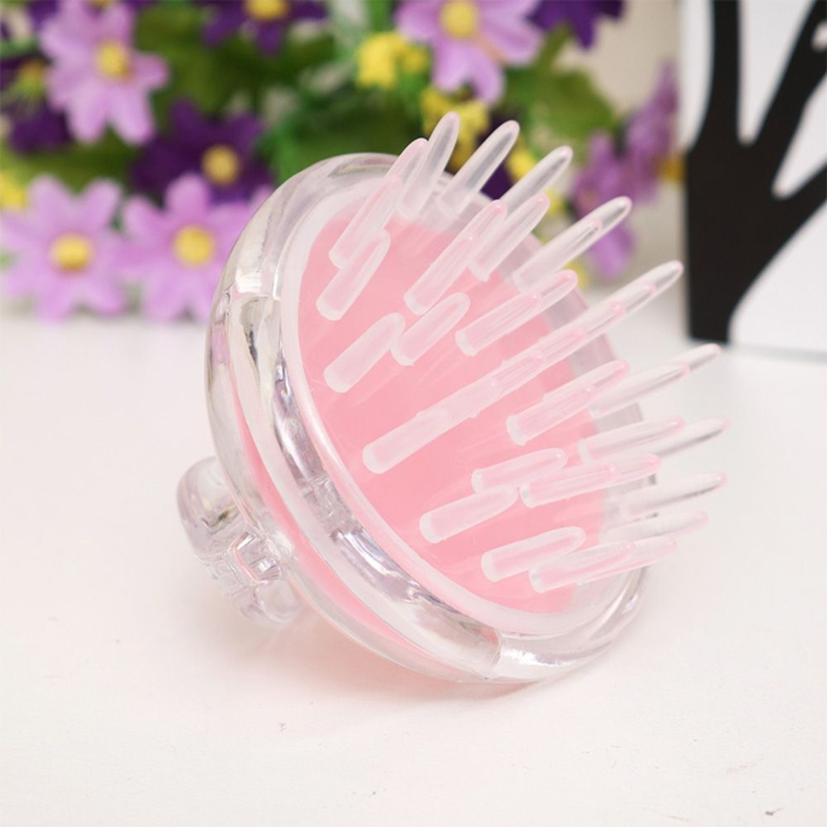 Cepillo Masajeador De Cabello Aumenta Circulacion Relax - Imagen 2