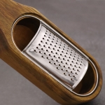 Rallador De Queso Especias Para Mesa Base Madera Iluminaras - Imagen 6