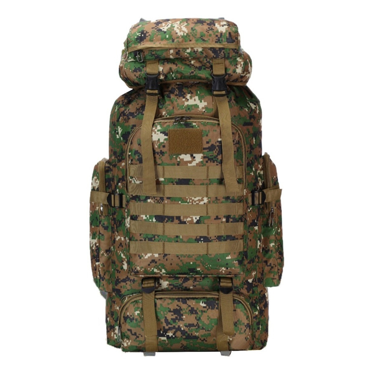 Mochila Tactica Militar De Viaje Grande 60 Lts Iluminarás - Imagen 15