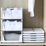 Organizador De Ropa Desmontable Estante Apilable Ropero 14cm - Imagen 8