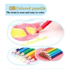 Juego De Lápices De Colores 208 Piezas Para Niños - Imagen 5