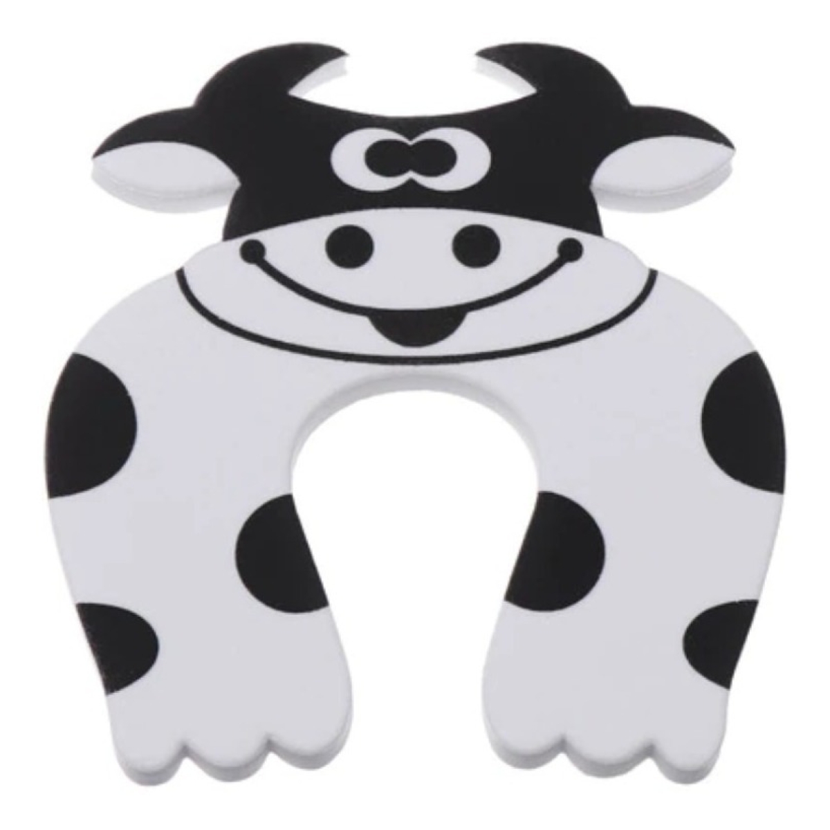 X4 Trabas Seguridad Puertas Bebes Niños Goma Eva Animalitos - Imagen 2