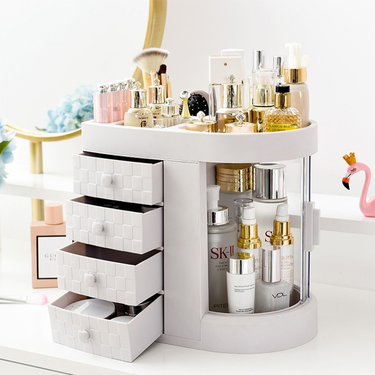 Organizador Cosméticos Exhibidor Maquillaje C/cajones - Imagen 3