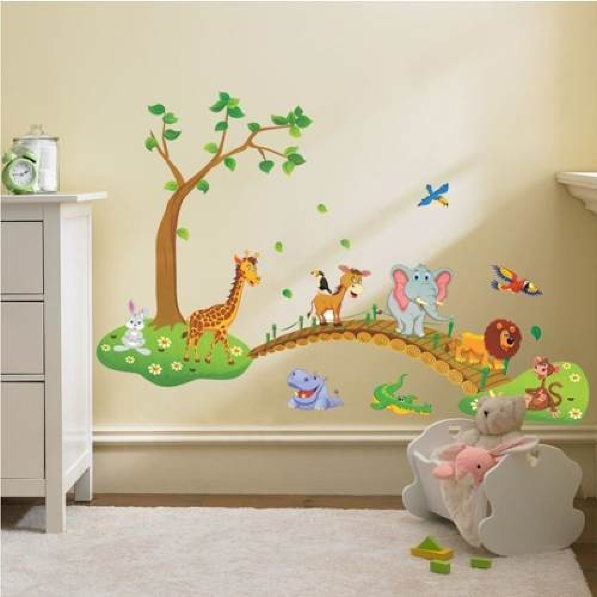 Vinilo Decorativo De Pared Jungla 3d Adhesivos Sticker - Imagen 6