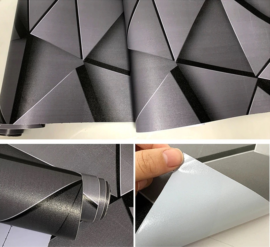 Tapiz decorativo de papel adhesivo 3D de vinilos decorativos, tapiz para  papel de pared de 18 y 40 pulgadas
