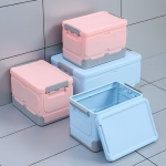 Caja De Almacenamiento Organizacion Con Tapa Y Tranca Chica - Imagen 19