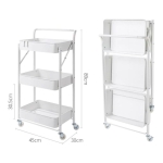Carrito Tipo Ikea 3 Niveles Estilo Italiano Multiuso Hogar - Imagen 2