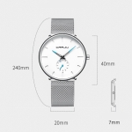 Reloj Negro Oferta Resistente Agua Detalles Azul - Imagen 5