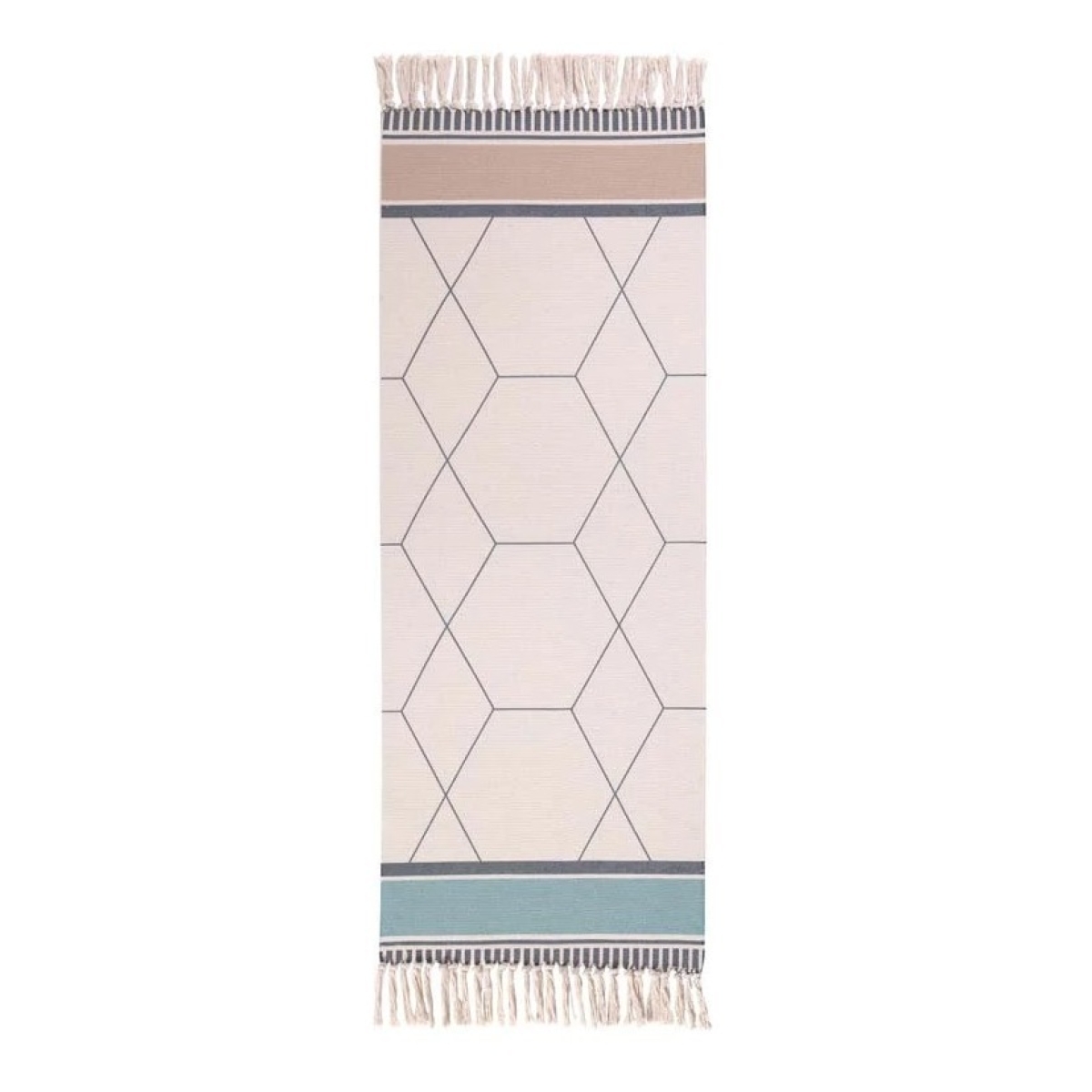 Alfombras Nórdicas Vintage Con Borlas Flecos Textil 180 Cm - Imagen 7