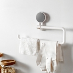 Porta Rollo Soporte Para Repasador Cocina Baño C/ventosa - Imagen 3