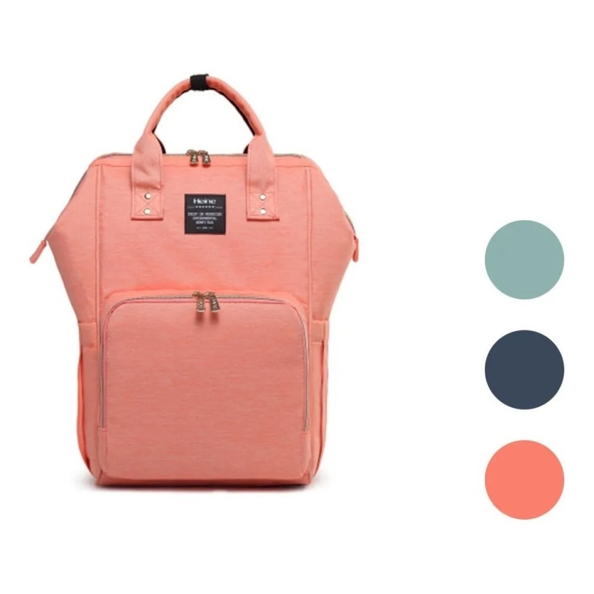Bolso Mochila Maternal Heine Super Cómodo Varios Colores - Imagen 13