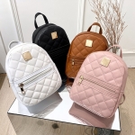 Mini Mochila Bandolera Capitoneada Simil Cuero Moderna Chica - Imagen 8