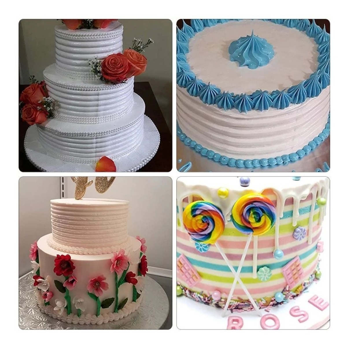 Espatula Para Reposteria Decoracion Con Diseños - Imagen 33