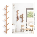 Perchero De Pared En Madera 6 Ganchos Decorativo - Imagen 13