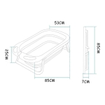 Bañito Bebé Plegable Oval Alta Calidad Baño Bebe - Imagen 8