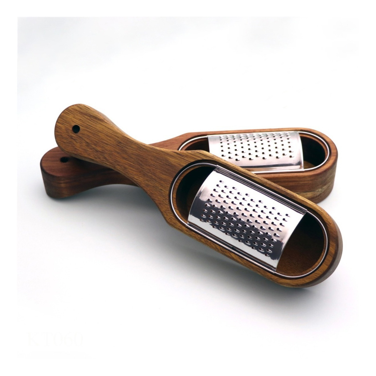 Rallador De Queso Especias Para Mesa Base Madera Iluminaras - Imagen 4