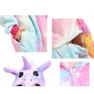Pijama Unicornio Para Adulto Invierno Talles M L, foto 5