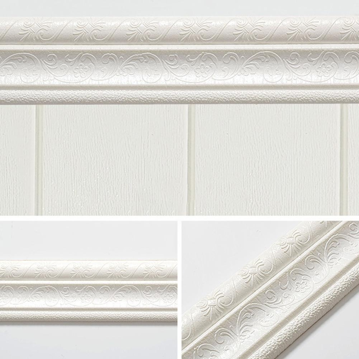Zocalo Guarda De Espuma 3d Adhesiva Para Pared Decoracion - Imagen 6