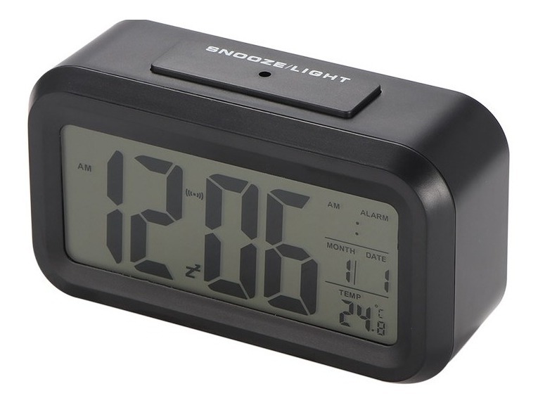 YUANRANER Reloj despertador digital con temperatura interior funciona con  pilas modelo de repetición pantalla de 1224 horas para dormitorios – Yaxa  Colombia