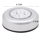 Lampara Luz Led Táctil Inalámbrica Autoadhesiva Placard 2pcs - Imagen 3