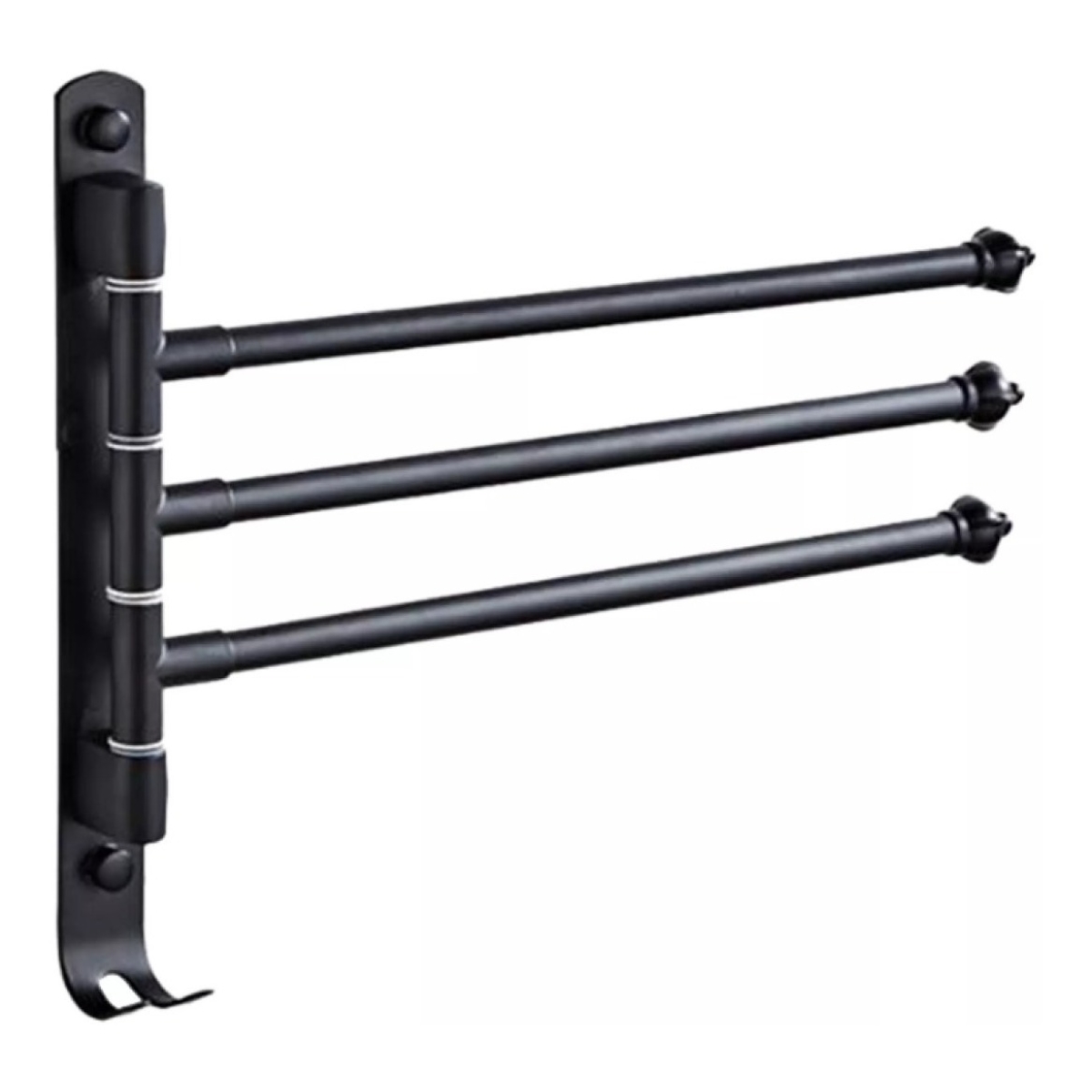 Toallero Móvil Aluminio De 3 Brazos Ideal Baño Calidad - Imagen 1