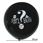 Globo Fiesta De Revelacion De Genero Bebe Baby Shower 90cm - Imagen 9