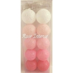 Guirnalda Esferas Decorativas Con Luz Led Rosado Blancoygris - Imagen 6