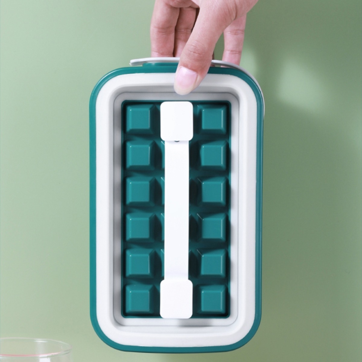 Hielera Cubetera De Silicona Con Tapa Facil Uso - Iluminaras - Imagen 5