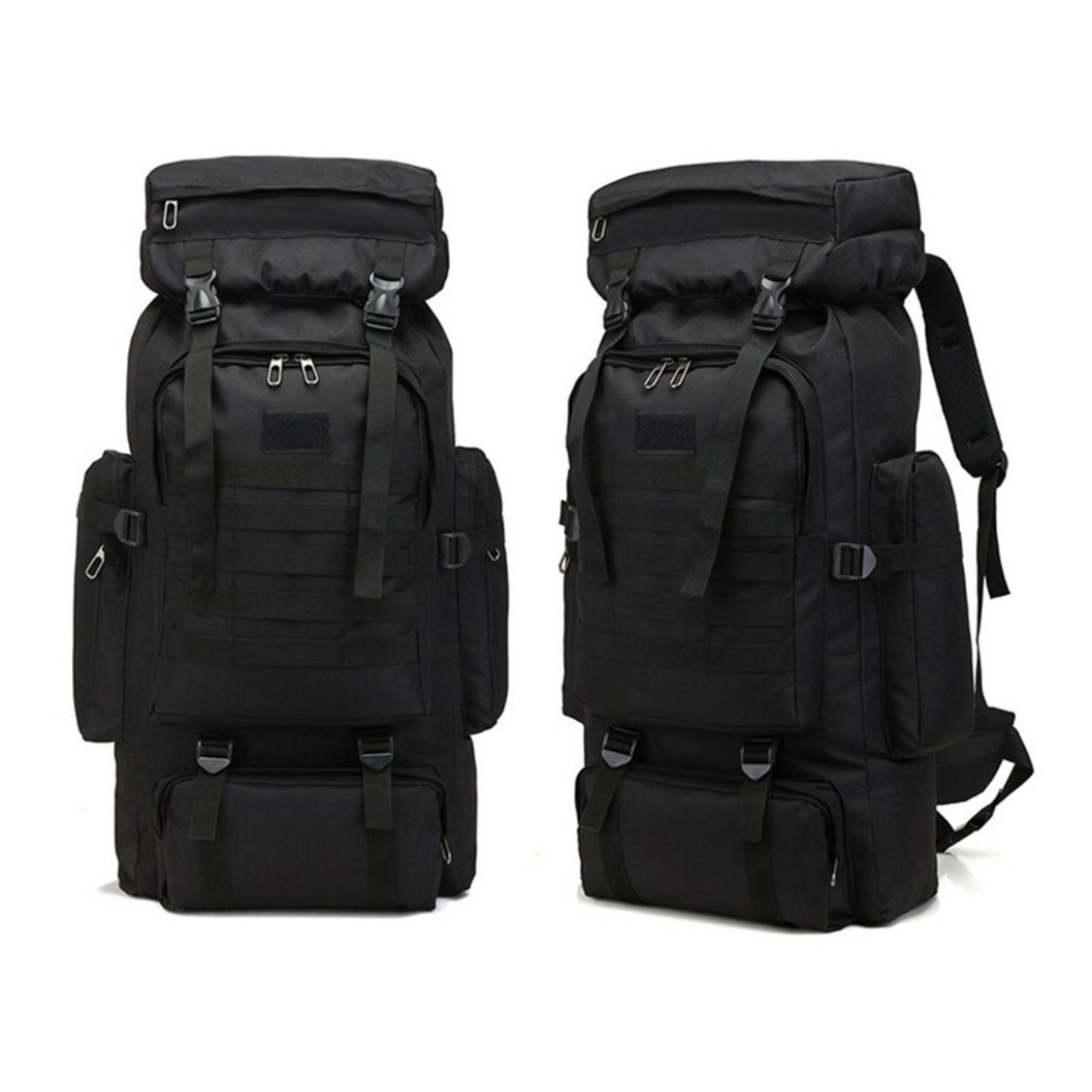 Mochila Tactica Militar De Viaje Grande 60 Lts Iluminarás - Imagen 9