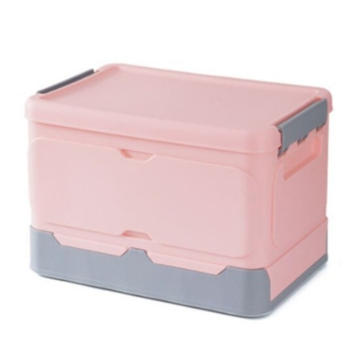 Caja De Almacenamiento Organizacion Con Tapa Y Tranca Chica - Imagen 9