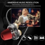 Auriculares Manos Libres Kd7 Doble Driver Extra Bass 3.5mm - Imagen 4