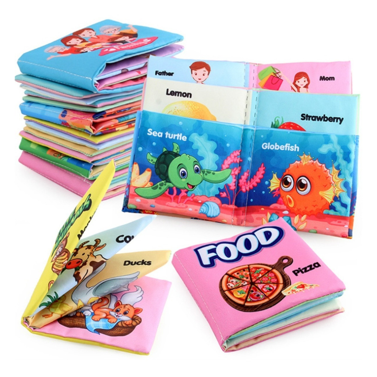 Libro Infantil Antirotura Aprende Ingles - Animales - Imagen 2