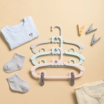 Pack X 10 Perchas Para Bebe Y Niño Expandible Ahorra Espacio - Imagen 9
