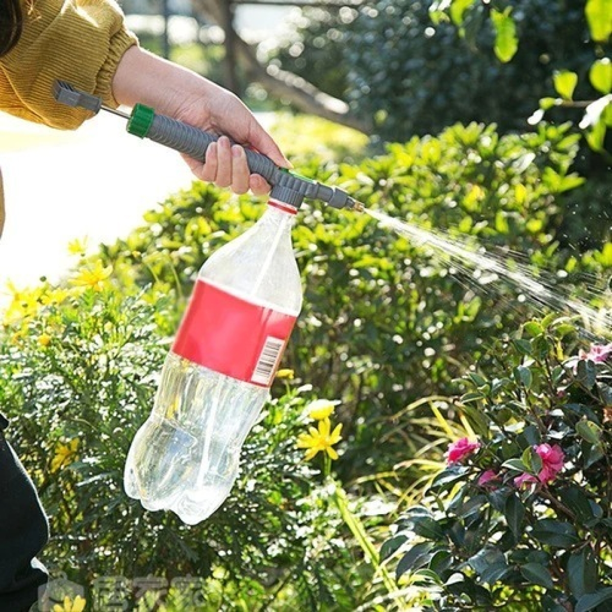 Regador Rociador Para Botella Extensión Dispensador De Agua - Imagen 4