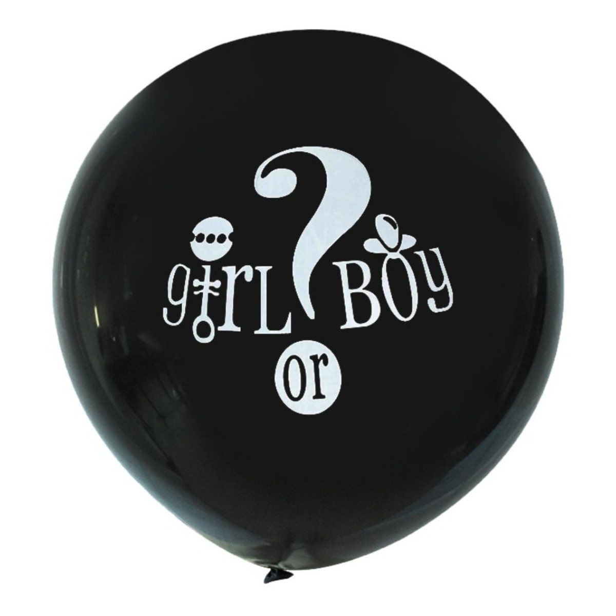 Globo Fiesta De Revelacion De Genero Bebe Baby Shower 90cm - Imagen 1