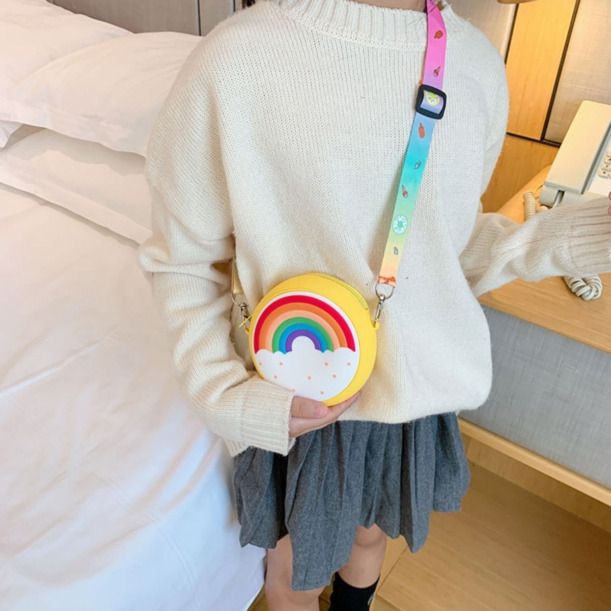 Bolso Bandolera Mini Cartera Infantil Estilo Dona - Imagen 12