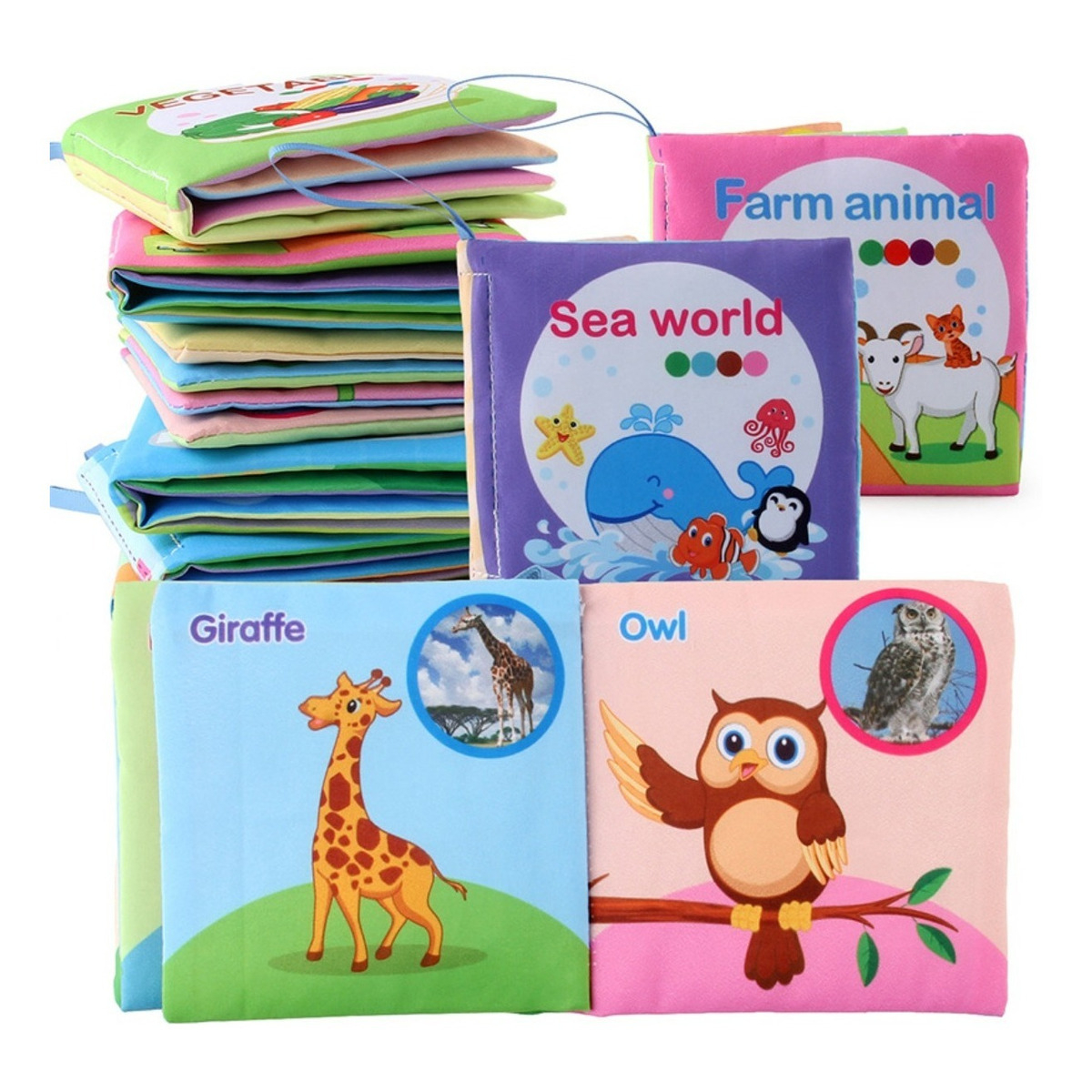 Libro Infantil Antirotura Aprende Ingles - Animales - Imagen 3