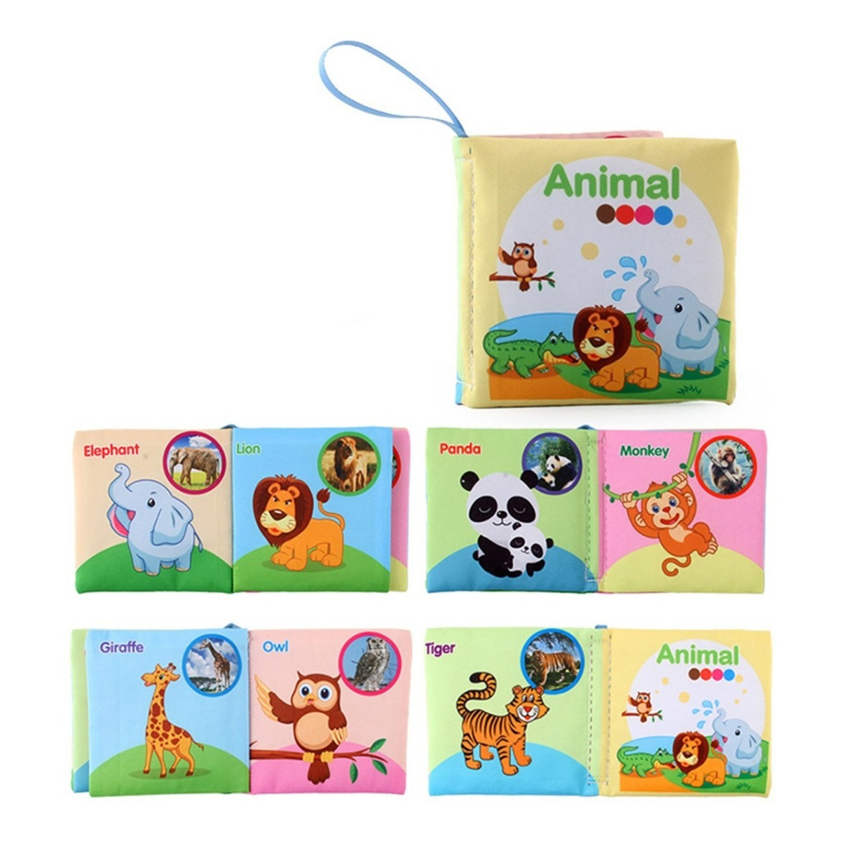 Libro Infantil Antirotura Aprende Ingles - Animales - Imagen 1