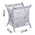 Canasto Multiuso Para Ropa Sucia Juguetes Plegable 37x37x30 - Imagen 2