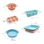 Set X 5 Asaderas De Silicona Para Pasteleria -40º A 230º - Imagen 15
