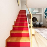 Papel Adhesivo Empapelar Muebles Novedad Rojo Iluminaras - Imagen 4