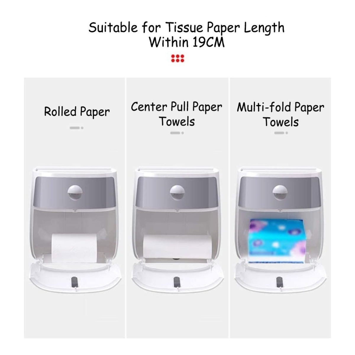 Dispensador De Papel Higienico Con Cajon Baño - Imagen 8