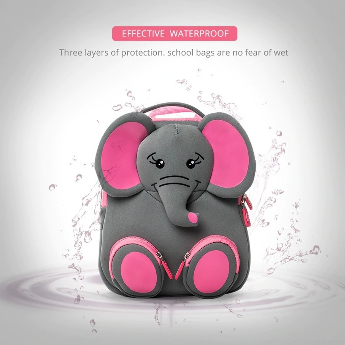 Mochila Animales 3d Para Seguridad Infantil E Impermeable - Imagen 16