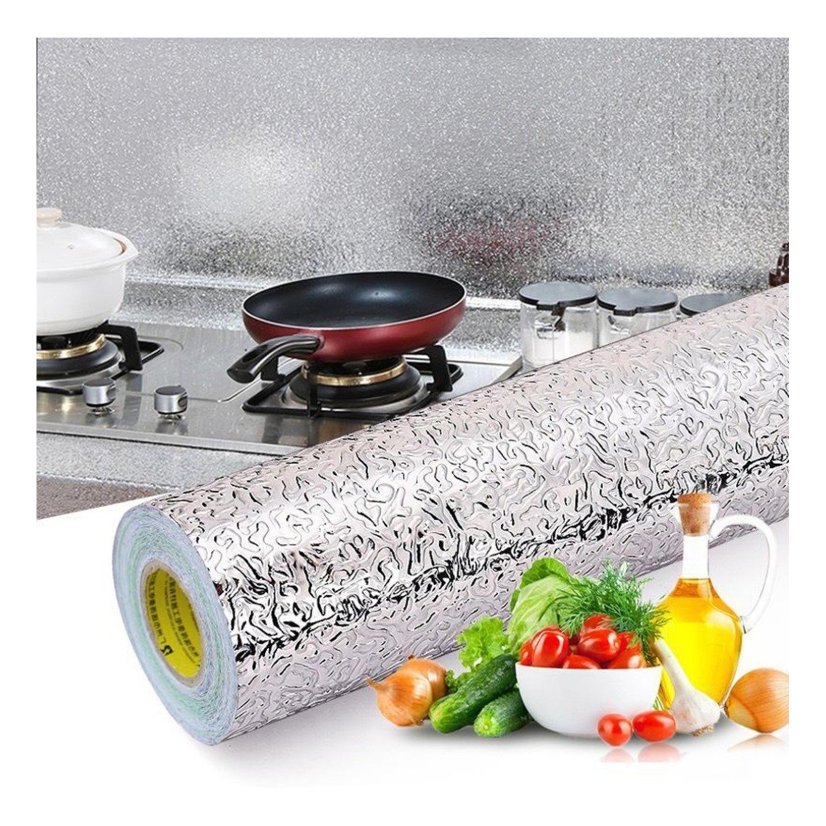 Papel Aluminio Resistente Agua Altas Temperaturas Cocina - Imagen 6