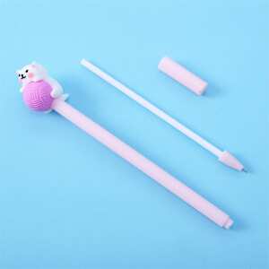Lapicera Boligrafo Divertida Escolar Liceal Kawaii Gato Bola, foto 14