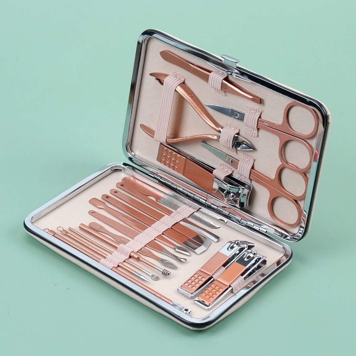 Set Manicura Y Pedicura Completo 18 Piezas Con Estuche - Imagen 3